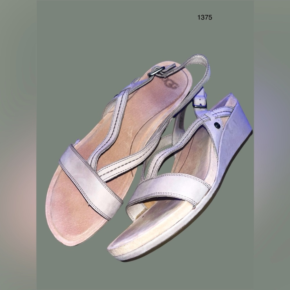 UGG Kensley Gray Wedge Sandals